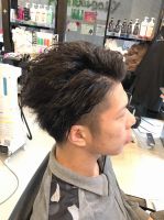 メンズ　ツイストパーマ